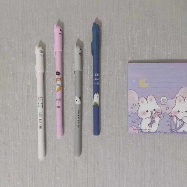 خودکار پاک کن دار طرح گربه