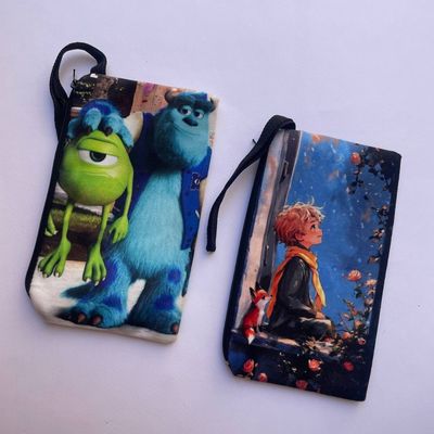 کیف جامدادی مخمل بنددار