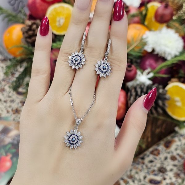 نیم ست نقره زنانه