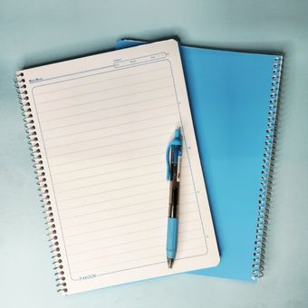 دفتر 80 برگ تک رنگ  فنری 📒