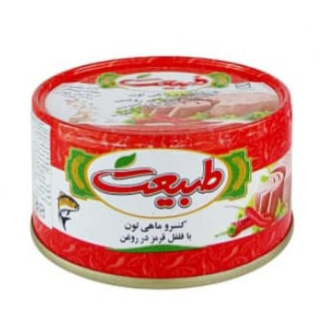 کنسرو ماهی فلفل قرمز در روغن