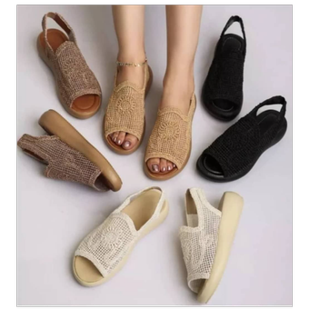 صندل زنانه بافتنی مخصوص تابستان مدل پرنس