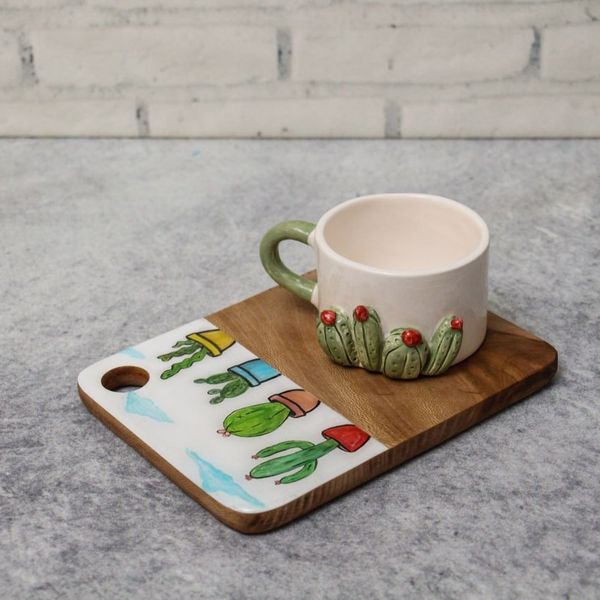 ست چایخوری مدل کاکتوس