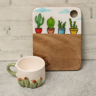 ست چایخوری مدل کاکتوس