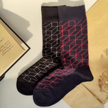 جوراب ساقدار مردانه طرح پرسپکتیو برند بارکد