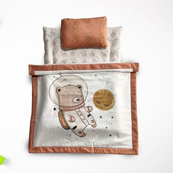 رختخواب سه تکه مسافرتی نوزاد طرح Astronaut
