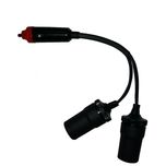 تبدیل 1 به 2 مادگی فندکی خودرو مدل M-121 (فروش عمده و تکی)