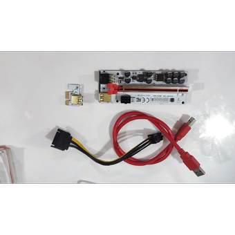 رایزر کارت گرافیک تبدیل PCI EXPRESS X1 به X16 مدل 10 خازن
