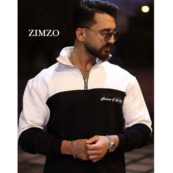 دورس نیم زیپ (دو رنگ)