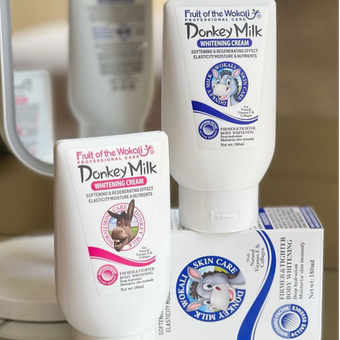 کرم سفیدکننده و آبرسان شیر الاغ وکالی(بدن)