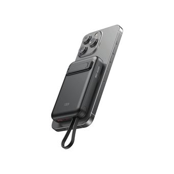 پاوربانک وایرلس 10000 مگ سیف گرین لاین Green Lion DXB MagSafe GNDXBMG10KSL توان 22.5 وات