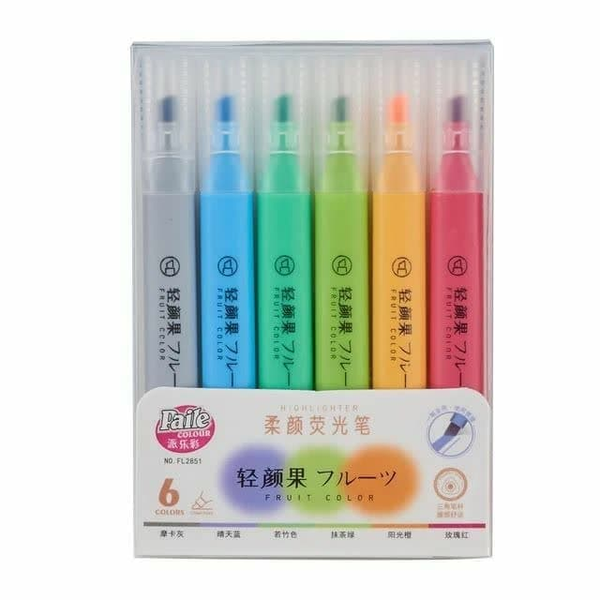 هایلایتر پاستلی 6 عددی