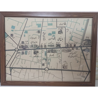 نقشه گنجینه ارگ مشهد  Treasure map of Mashhad Arg