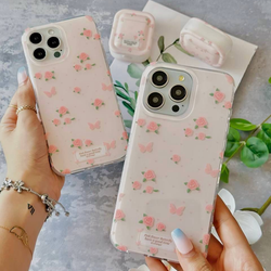 کیس گل پروانه / Pink Flower 9999