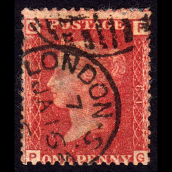 تمبر پنی قرمز انگلستان 1858