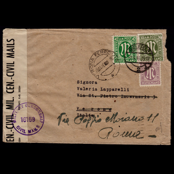 پاکت نامه آلمان منطقه اشغال بریتانیایی آمریکایی 1946