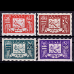 تمبر پست هوایی موناکو 1946 میلادی سری کامل 4 عددی