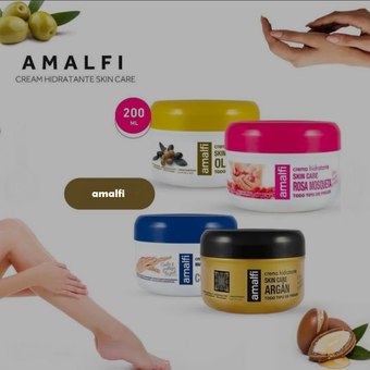 کرم مرطوب کننده دست، صورت و بدن آمالفی برند amalfi