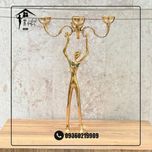 شمعدان پنج شعله بالرین فلزی