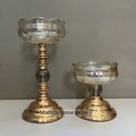 ست نقل خوری گل فلزی