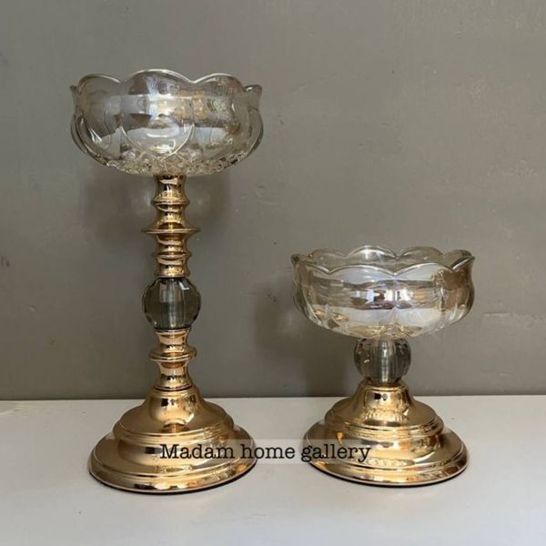 ست نقل خوری گل فلزی