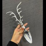 قاشق آجیل فلزی طرح دار