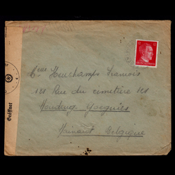 پاکت نامه سانسور آلمان رایش 1943 میلادی