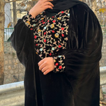 عبای مخمل سوزن دوزی