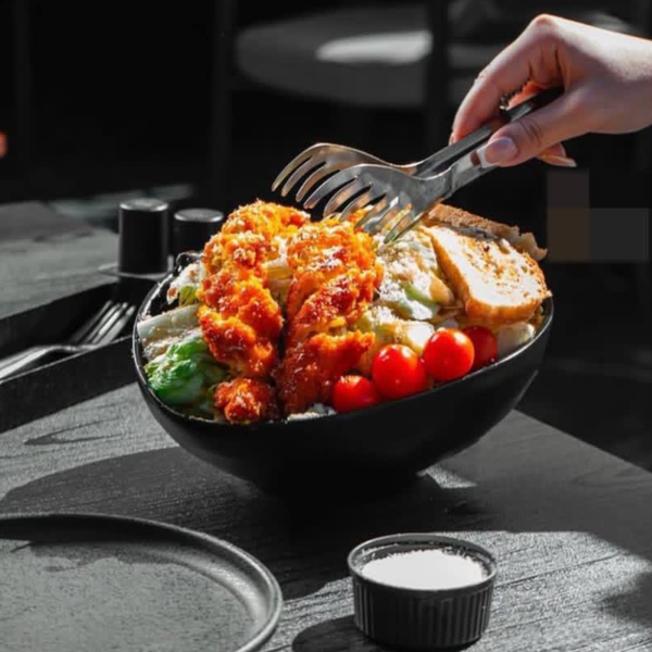 کاسه سالاد ملامین بیضی