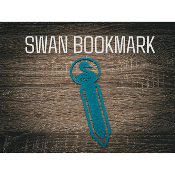 بوکمارک طرح Cute swan