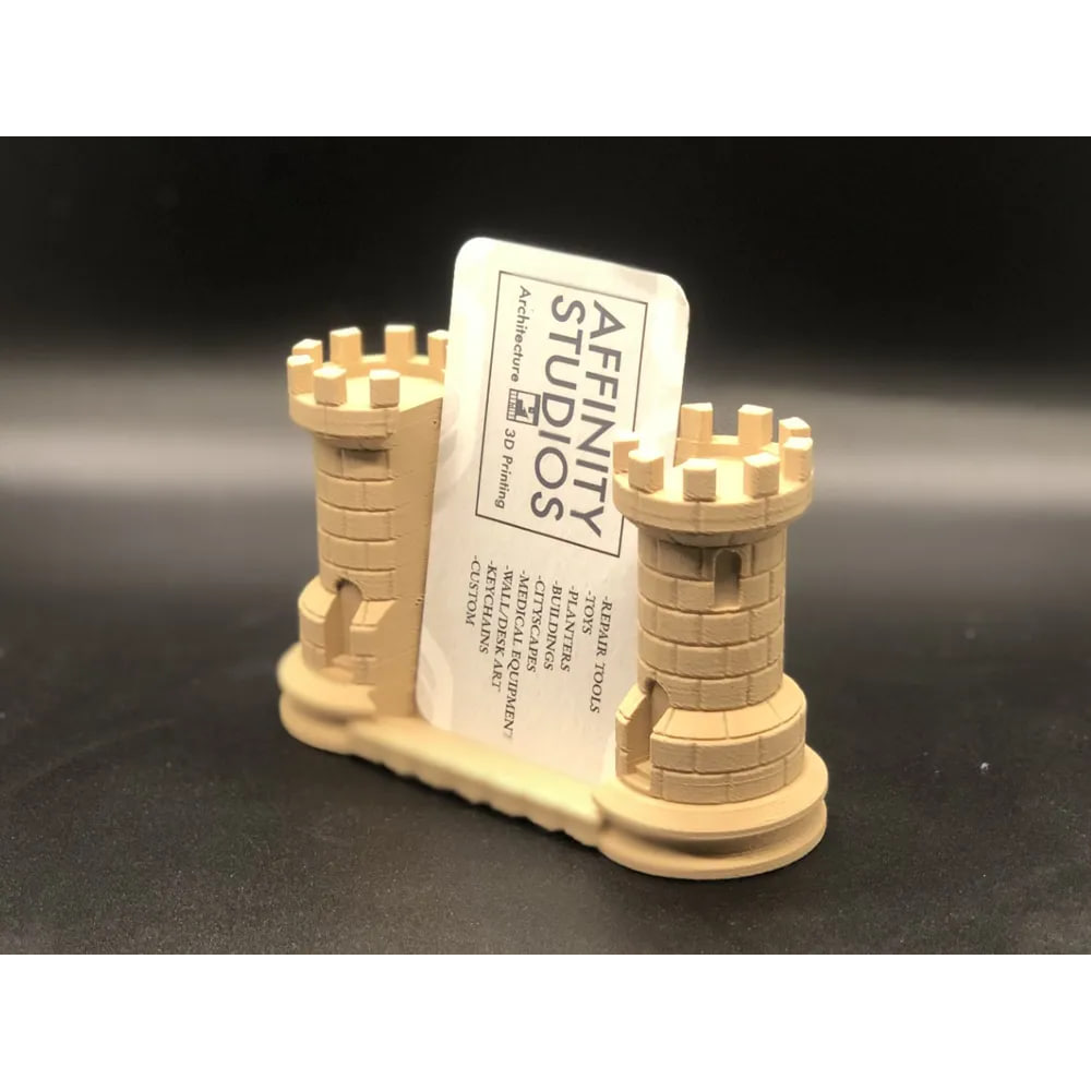 نگهدارنده کارت ویزیت طرح قلعه