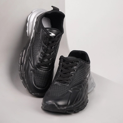 کفش ورزشی مردانه مشکی طوسی مدل marion