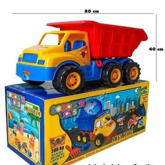 اسباب بازی ماشین مگا ولوو مدل کامیون حمل خاک 200 کیلو کد YP-200KG