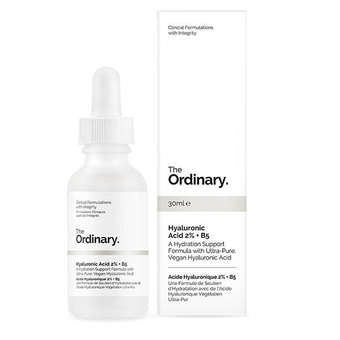 سرم آبرسان پوست اوردینری مدل Hyaluronic Acid 2% + B5   The Ordinary Hyaluronic Acid 2% + B5 Hydrating Serum