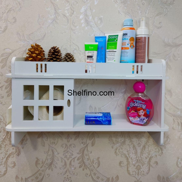 جا لوازم آرایشی و بهداشتی درب دار