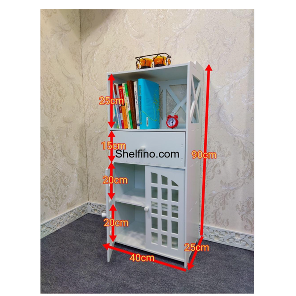 استند کشودار و درب دار طرح پنجره