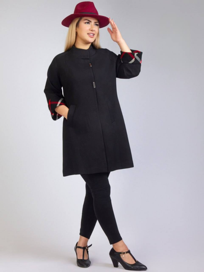 پالتو آستین چهارخانه NR