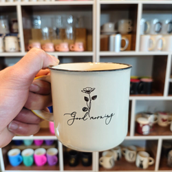 ماگ صبح بخیر لبه دار