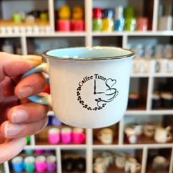 شات قهوه کافی تایم داخل آبی