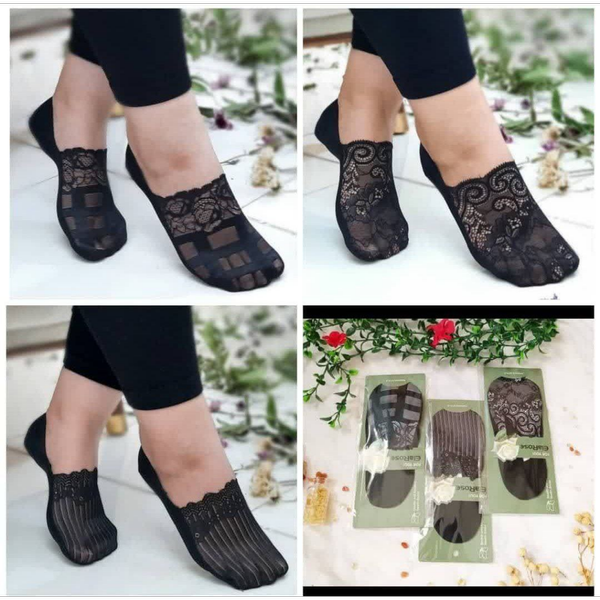 جوراب گیپور مجلسی زیر قوزکی