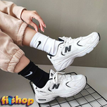 جوراب ساق بلند نایک (مشکی و سفید)