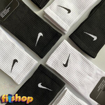 جوراب ساق بلند نایک (مشکی و سفید)