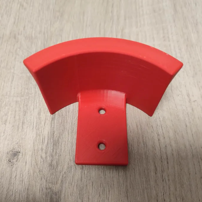 نگهدارنده دیواری هدفون ساده با جای میخ