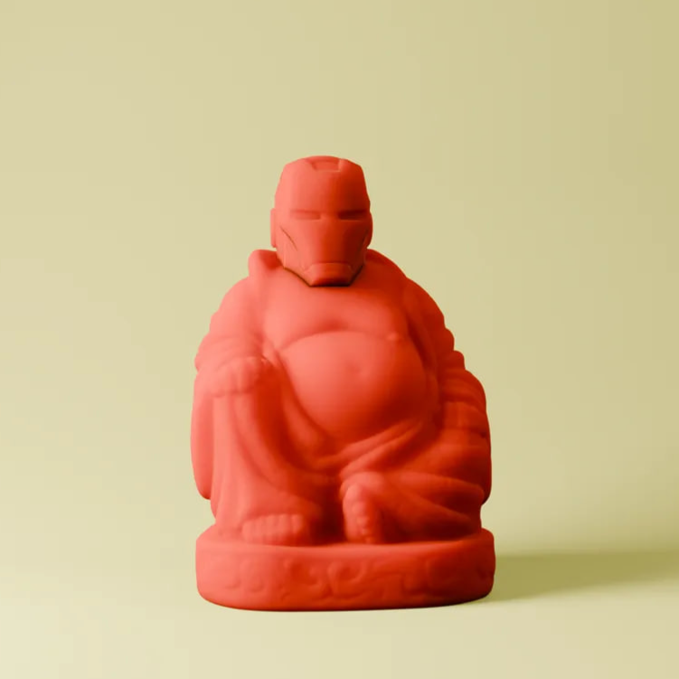 فیگور آیرون من طرح بودا