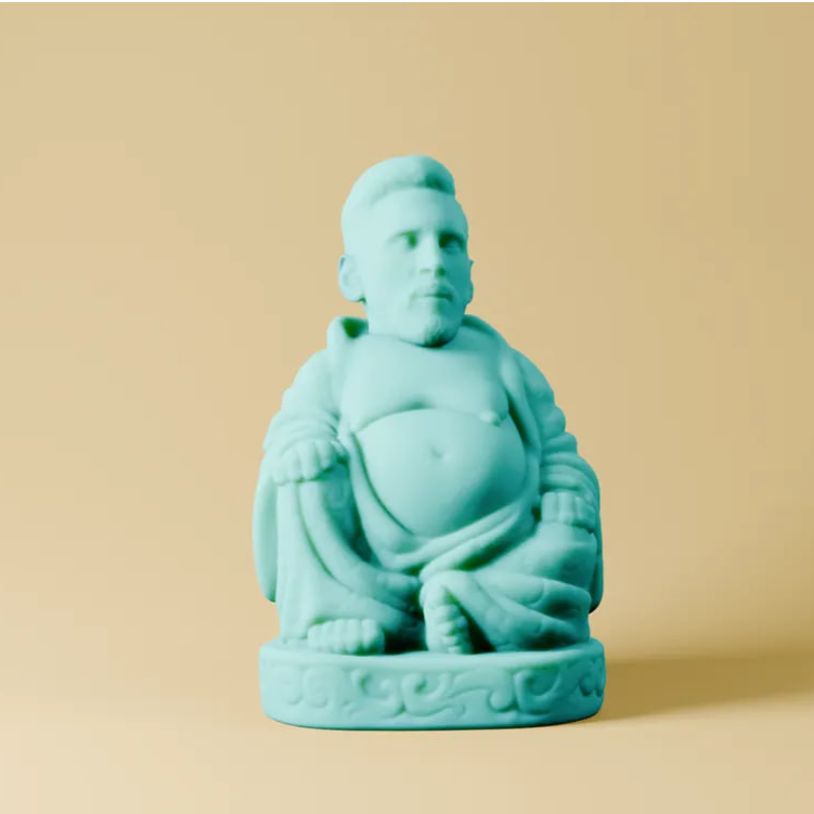 فیگور مسی طرح بودا