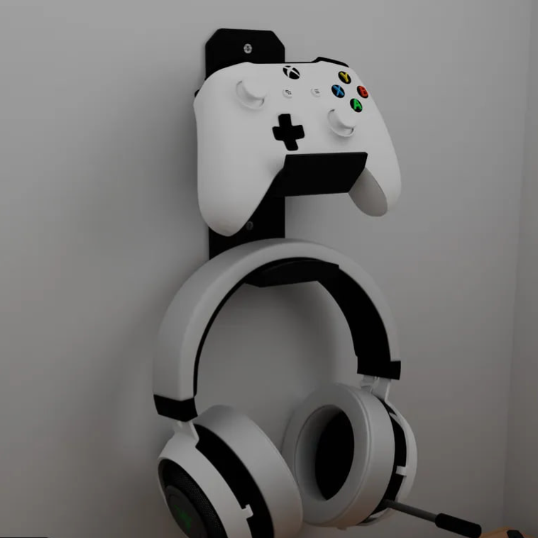 نگهدارنده دیواری دسته بازی ایکس باکس و هدفون