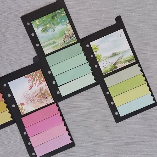 استیکی نوت و ایندکس طرح طبیعت