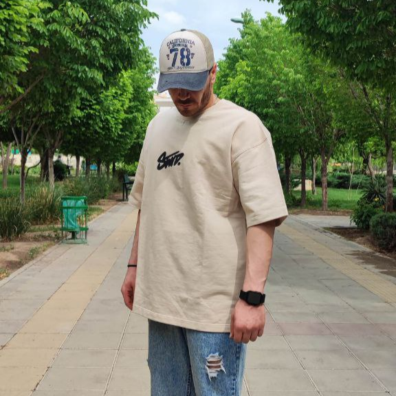 تیشرت گرم بالای مدل دراپسایز کد 85