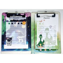 چک لیست طرح جذاب و کرومی سایز A5 بسته 12 عددی