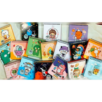 دفترچه یادداشت مدل حاشیه دار بسته 24عددی